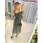 VESTIDO VIOLETA MANGA LONGA PRETO