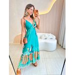 VESTIDO LONGO DENISE VERDE