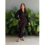 Jaqueta Luna em Viscose Sarjada PRETO