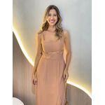 VESTIDO MIDI PAOLA NUDE