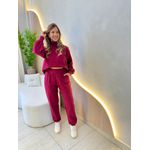 CONJUNTO MOLETOM YARA MARSALA