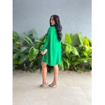 Poncho em Tricot VERDE BANDEIRA