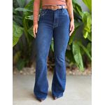 Calça Jeans Flare BootCut Carmen 2440 LAVAGEM ESCURA 
