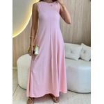 VESTIDO YASMIN CANELADO ROSA