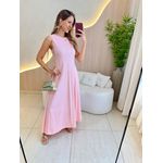 VESTIDO YASMIN CANELADO ROSA