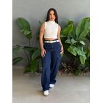 Calça Wide Legg Cargo Cherry LAVAGEM ESCURA 