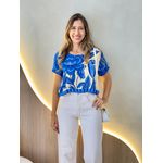 BLUSA CROPPED ISIS AZUL