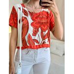 BLUSA CROPPED ISIS VERMELHO