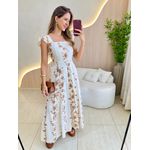 VESTIDO LONGO LUISA MARROM