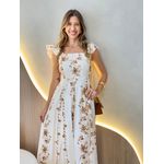VESTIDO LONGO LUISA MARROM