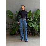 Body Catarina Manga Longa Costas Nua PRETO