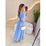 VESTIDO MIDI ELISA AZUL