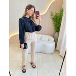 BLUSA MANGA LONGA ISADORA PRETO