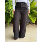 Calça Cargo em Alfaiataria PRETO