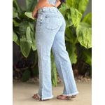 Calça Jeans Carmen 2376 Barra Reta LAVAGEM CLARA 