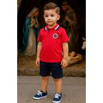 Conj Mas Polo Flight Kyly Vermelho