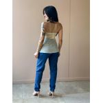 Blusa Bata Sem Alças Em Tule Amarelo Manteiga