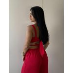 Macacão Longo Maju Vermelho