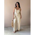 Macacão Longo Ema Bege