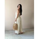 Macacão Longo Ema Bege