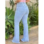Calça Jeans Carmen Flare Bootcut 2456 Lavagem Clara 