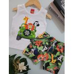 Conj Mas Safari Kyly Branco