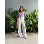 Body Poliamida Alças Finas Lilás