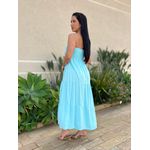 Vestido Midi Monica Azul Bebe