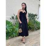 Vestido Midi Monica Preto