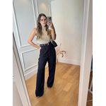 Calca Ava Alfaiataria Wide Leg Preta 
