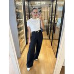 Calca Ava Alfaiataria Wide Leg Preta 