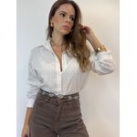 Cinto May de corrente com pedra turquesa 