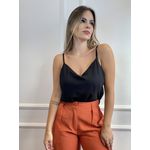 Blusa Gizza Regata Basica - Preta