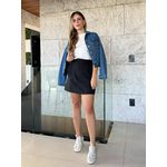 Jaqueta Jeans Adele over - lavagem media 