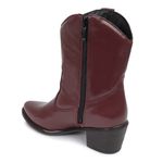 Bota Western Carolina Couro Bordô