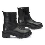 Coturno Tamires Couro Preto