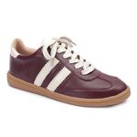 Tênis Casual Couro Urban Bordô