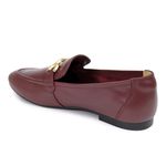 Loafer Laila Couro Bordô