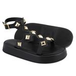 Sandália FlatForm Lívia Preto