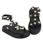 Sandália FlatForm Lívia Preto