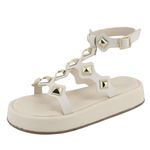 Sandália FlatForm Lívia Off White