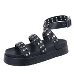 Sandália FlatForm Betina Preto
