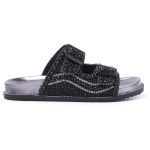 Papete Feminina Pedraria Black