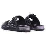 Papete Feminina Pedraria Black