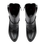 Bota Western Rafaela Couro Preto