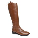 Bota Montaria Marília Couro Caramelo