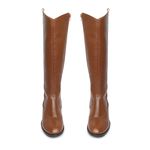 Bota Montaria Marília Couro Caramelo