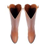Bota Western Gabriela Couro Caramelo