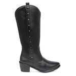 Bota Western Gabriela Couro Preto