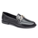 Mocassim Íris Couro Preto 